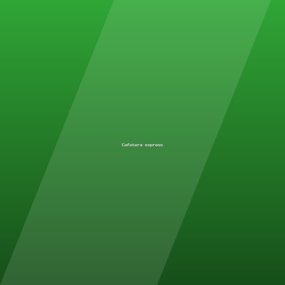 Cafetera express — vista 2